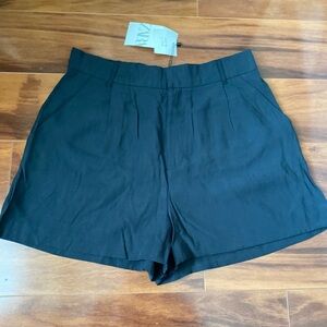 ZARA Pleated Shorts